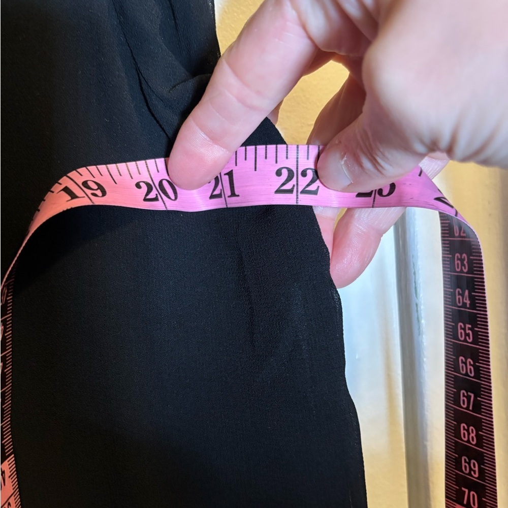 Wilfred Black Sheer Cuff Blouse Size M EUC - Picture 10 of 12